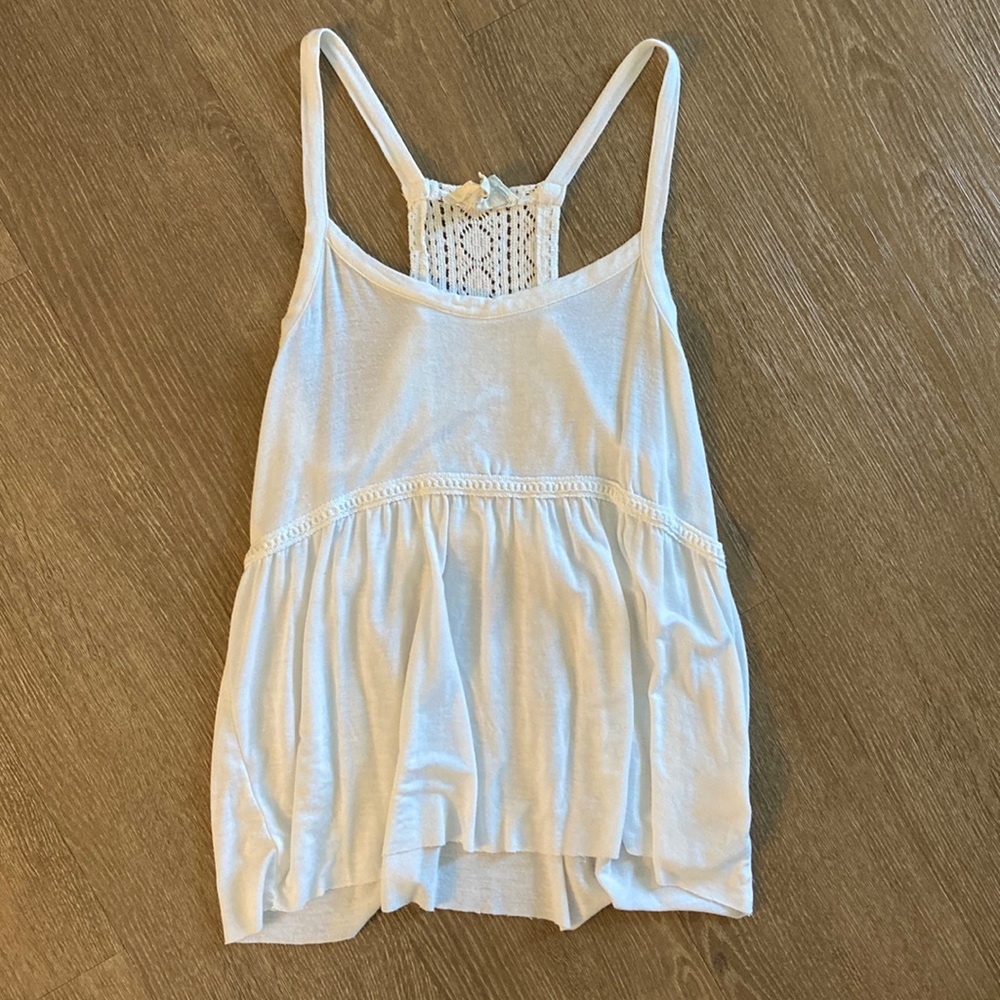 White tank top